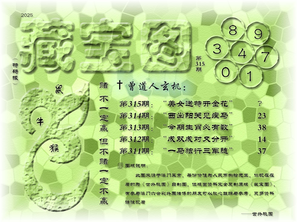 315期《藏宝图》[图]