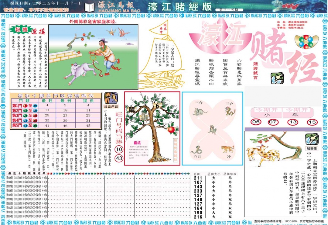 315期濠江赌经A[图]