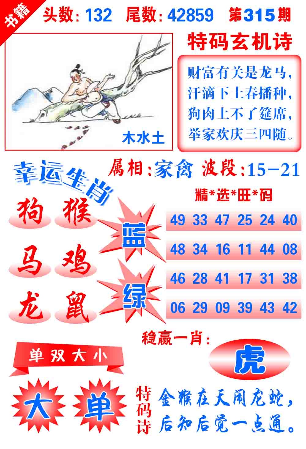 315期澳门铜宝典[图]